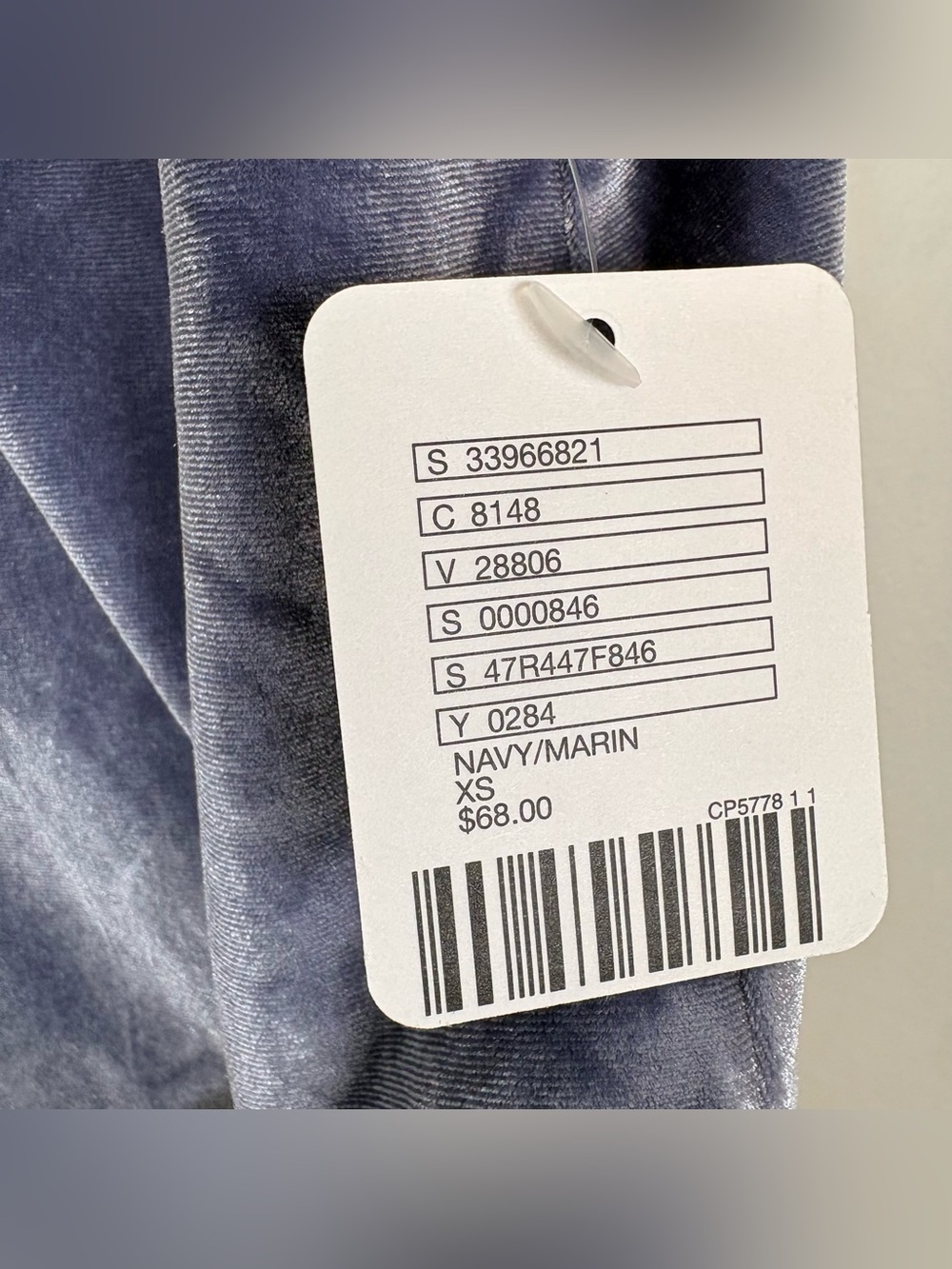 Intimately Free People Velvet Cami Sz XS Mesh Trim Periwinkle Tank - Picture 5 of 9